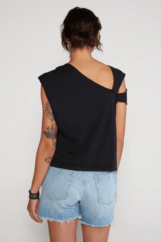 Addisan Knot Top in Black Beauty