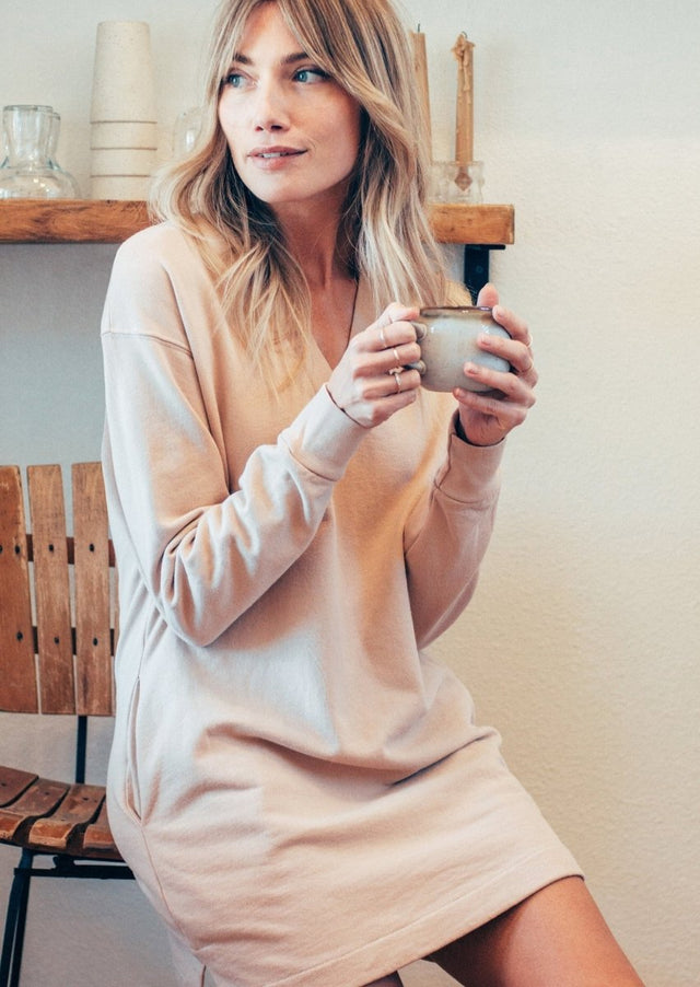 Adeline Dress in Almond