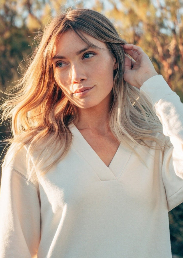 Adeline Dress in Natural