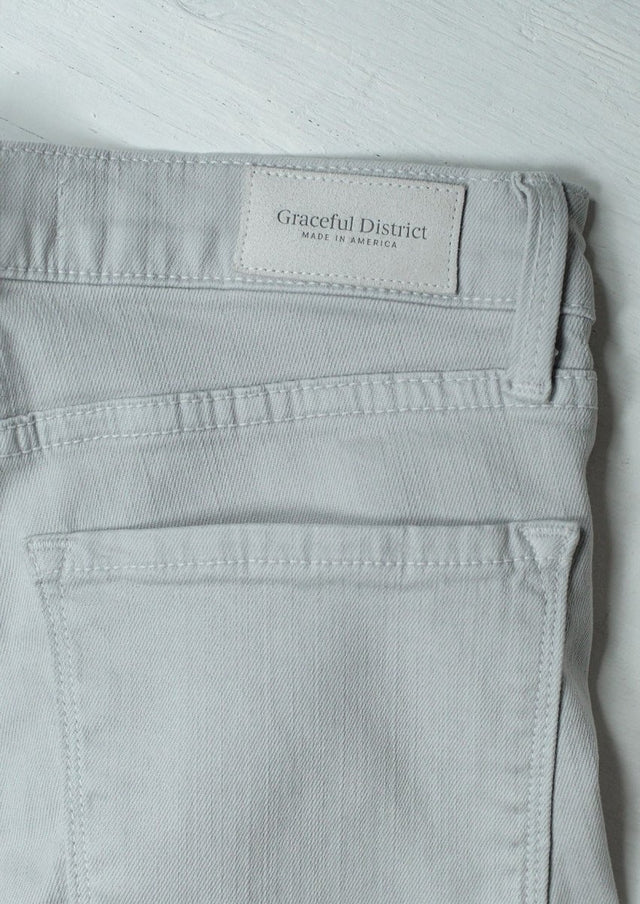 Annie 4-Pocket Pant in Ice Gray
