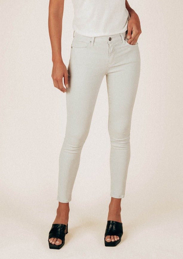 Annie 4-Pocket Pant in Ice Gray