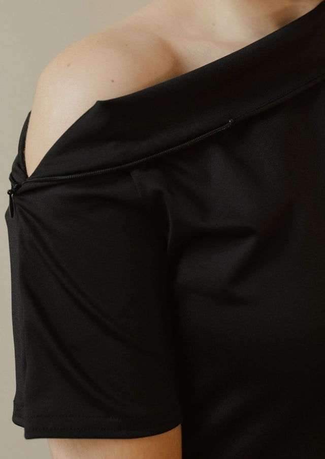 Ava Convertible Top in Black - Veneka-Sustainable-Ethical-Tops-Sonderlier Drop Ship