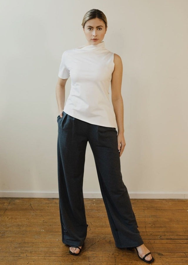 Ava Convertible Top in White - Veneka-Sustainable-Ethical-Tops-Sonderlier Drop Ship