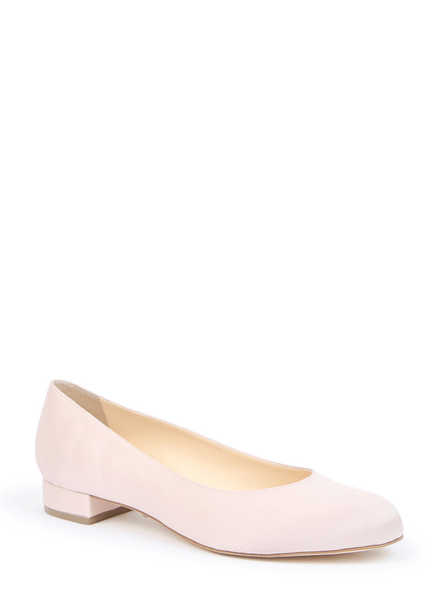 Ballet Flat Base in Rose Satin - Veneka-Sustainable-Ethical-Other-Alterre Drop Ship