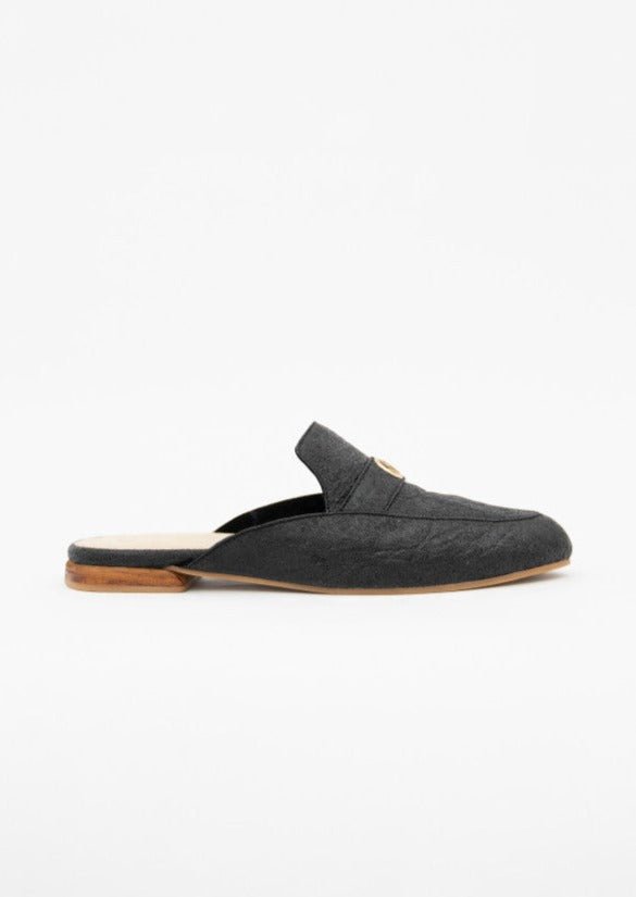 Cairo CAI Mules in Charcoal - Veneka-Sustainable-Ethical-Other-1 People Drop Ship
