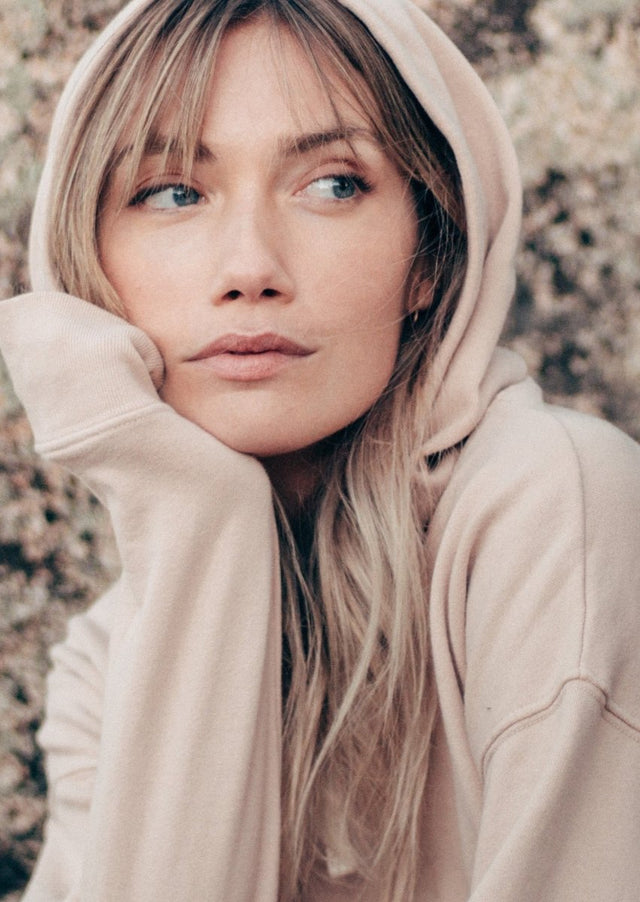 Chateau Hoodie in Almond - Veneka-Sustainable-Ethical-Tops-Graceful District Drop Ship