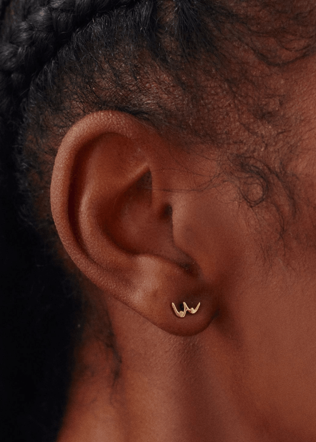 Colette Earrings in Sterling Silver - Veneka-Sustainable-Ethical-Jewelry-Nunchi Drop Ship