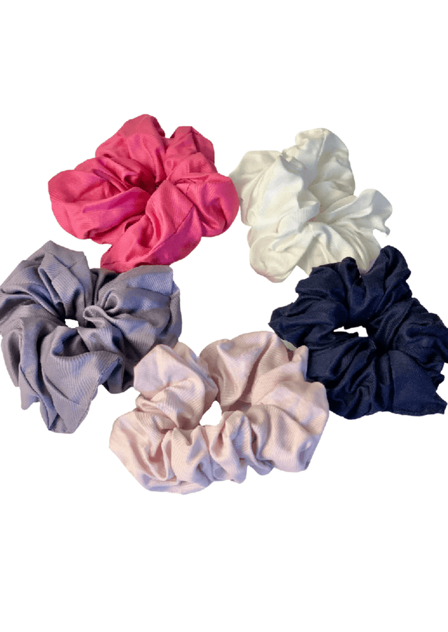 Cora Zero Waste Tencel Scrunchie (5-pk) - Veneka-Sustainable-Ethical-Other-Valani Drop Ship
