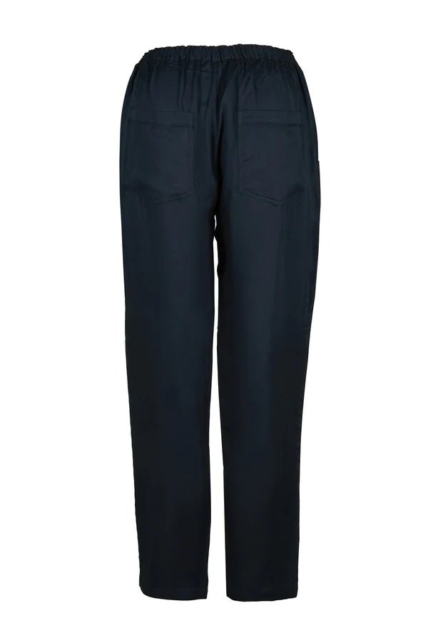 Cropped Peg Leg Pant in Black - Veneka-Sustainable-Ethical-Bottoms-Neu Nomads Drop Ship