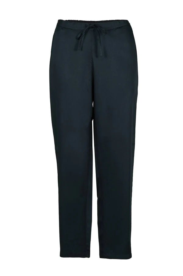 Cropped Peg Leg Pant in Black - Veneka-Sustainable-Ethical-Bottoms-Neu Nomads Drop Ship