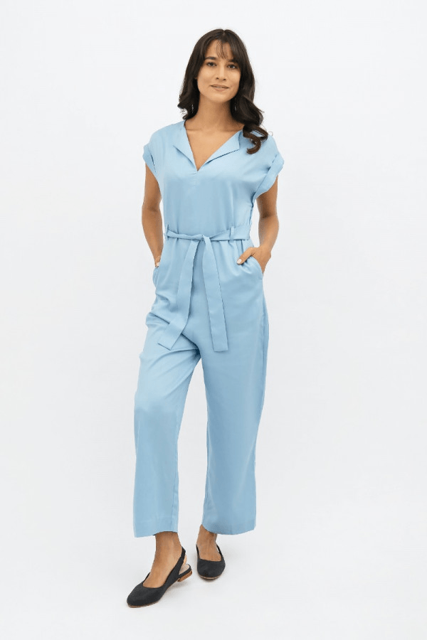 Dakar DSS Straight Leg Jumpsuit in Sommerhus - Veneka-Sustainable-Ethical-Dresses-1 People Drop Ship
