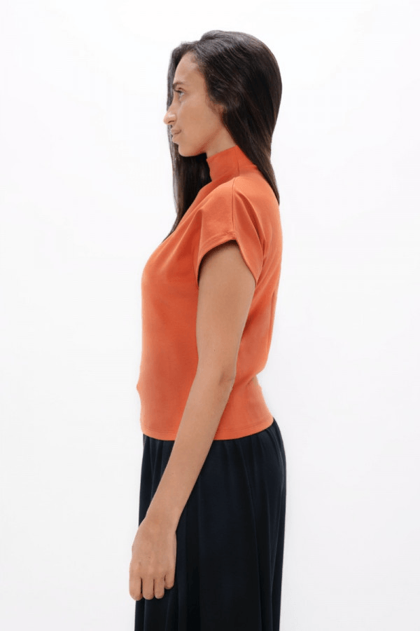 Dublin DUB Cosy Top in Clay - Veneka-Sustainable-Ethical-Tops-1 People Drop Ship