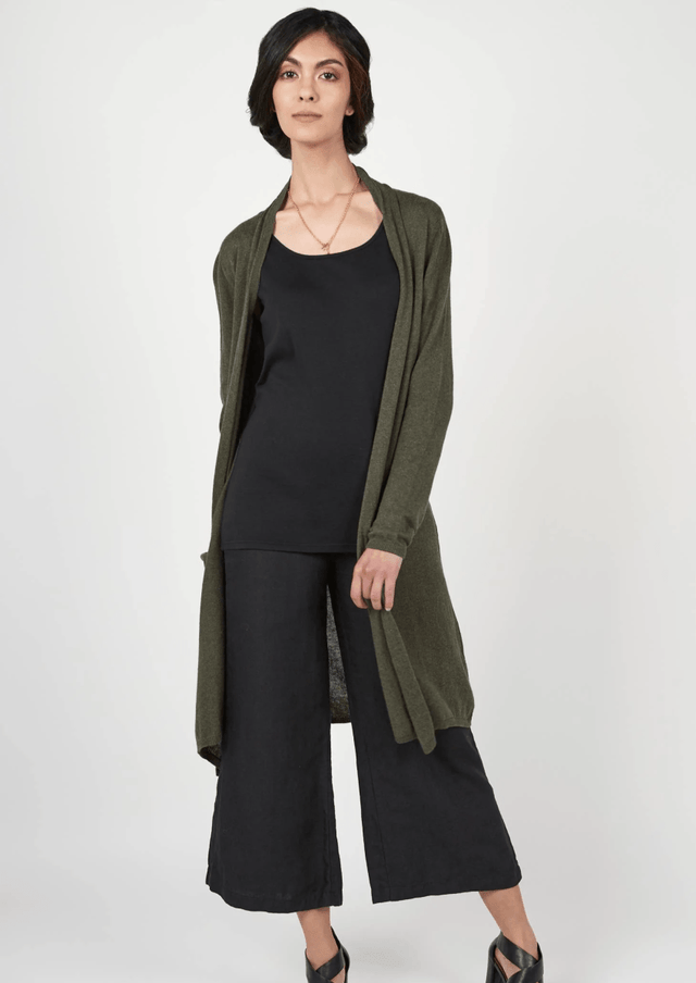 Essential Knit Cardigan in Blush - Veneka-Sustainable-Ethical-Jackets-Indigenous Drop Ship