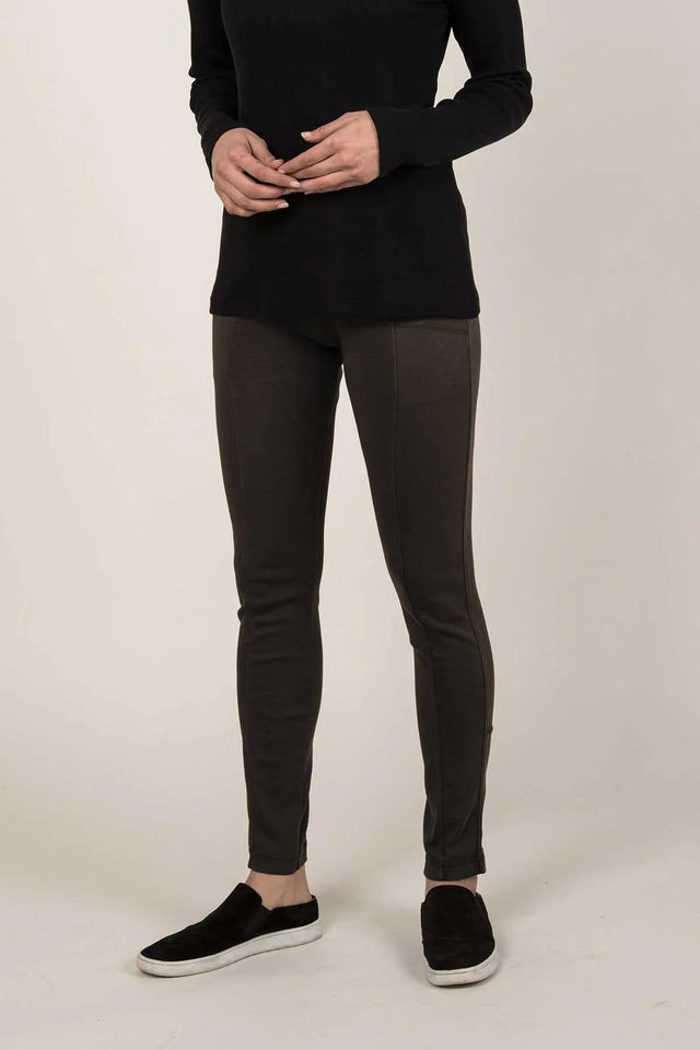 Essential Riding Pant in Mink - Veneka-Sustainable-Ethical-Bottoms-Indigenous Drop Ship