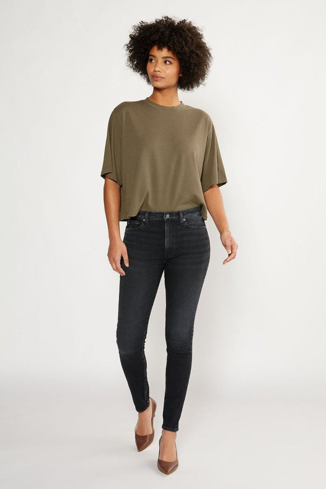Giselle Mid Rise Skinny in Black Creek - Veneka-Sustainable-Ethical-Bottoms-Etica Denim Drop Ship