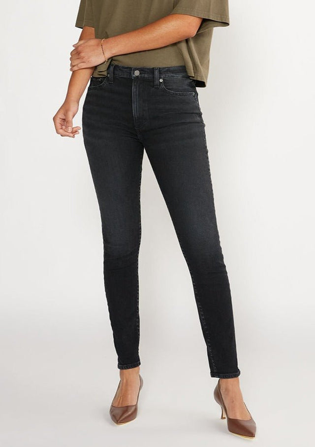 Giselle Mid Rise Skinny in Black Creek - Veneka-Sustainable-Ethical-Bottoms-Etica Denim Drop Ship