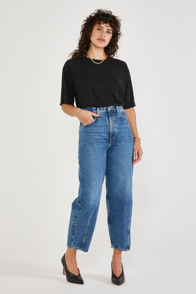Iris Relaxed Taper - Under Current - Veneka-Sustainable-Ethical-Bottoms-Etica Denim Drop Ship