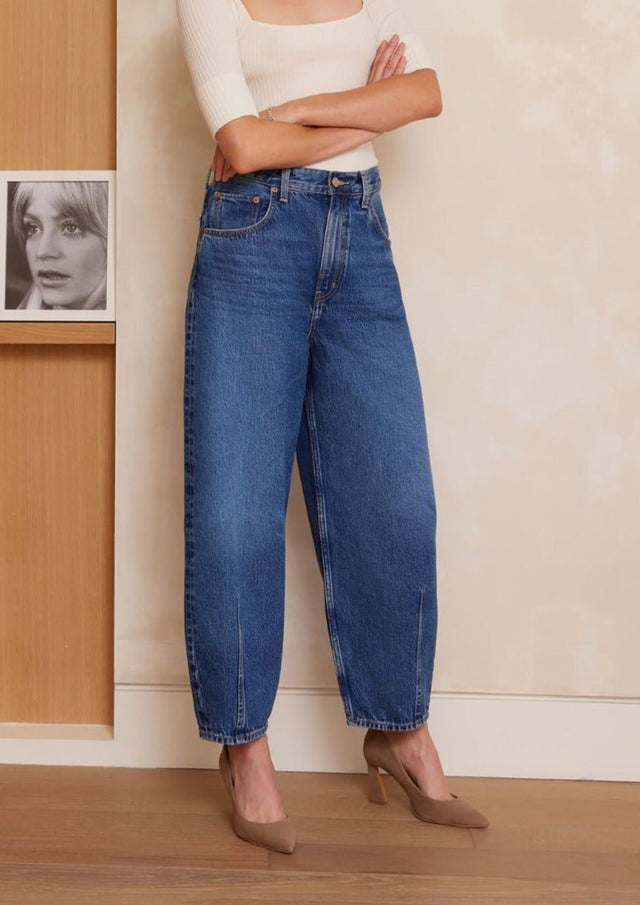Iris Relaxed Taper - Under Current - Veneka-Sustainable-Ethical-Bottoms-Etica Denim Drop Ship