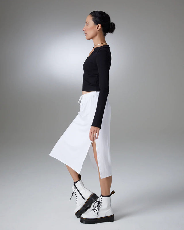 Jasmine Polo in Onyx - Veneka-Sustainable-Ethical-Tops-YesAnd Drop Ship