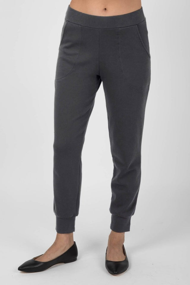 Jogger Pant in Heather Charcoal - Veneka-Sustainable-Ethical-Bottoms-Indigenous Drop Ship