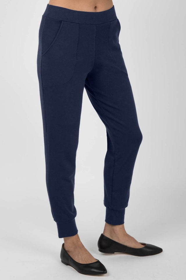 Jogger Pant in Heather Charcoal - Veneka-Sustainable-Ethical-Bottoms-Indigenous Drop Ship