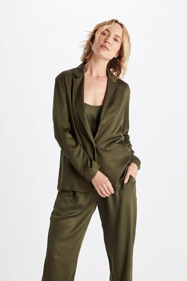 Karlie Jacket in Olive Night - Veneka-Sustainable-Ethical-Jackets-Neu Nomads Drop Ship