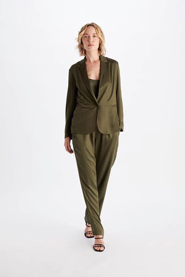 Karlie Jacket in Olive Night - Veneka-Sustainable-Ethical-Jackets-Neu Nomads Drop Ship