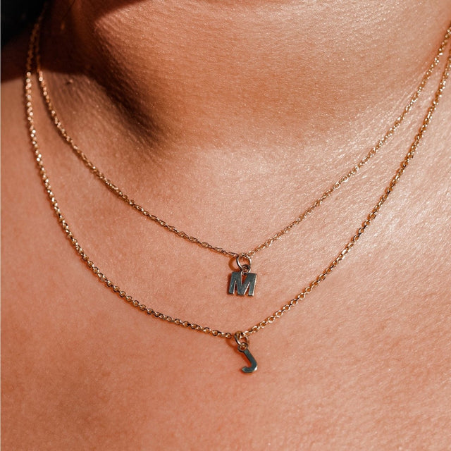 Lee Recycled 14K Gold Necklace - Veneka-Sustainable-Ethical-Jewelry-Nunchi Drop Ship