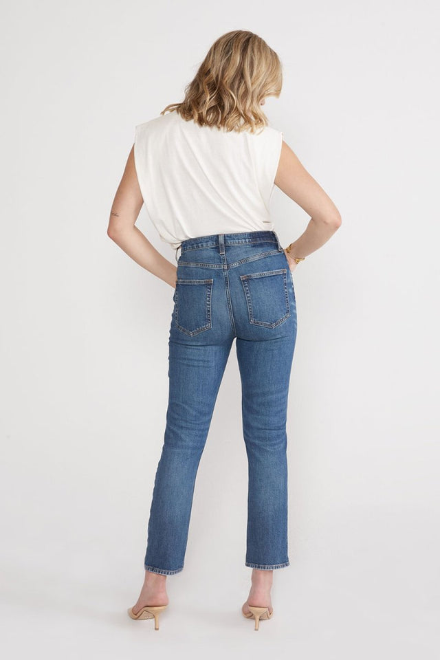 Mid Rise Slim in Beach Break - Veneka-Sustainable-Ethical-Bottoms-Etica Denim Drop Ship