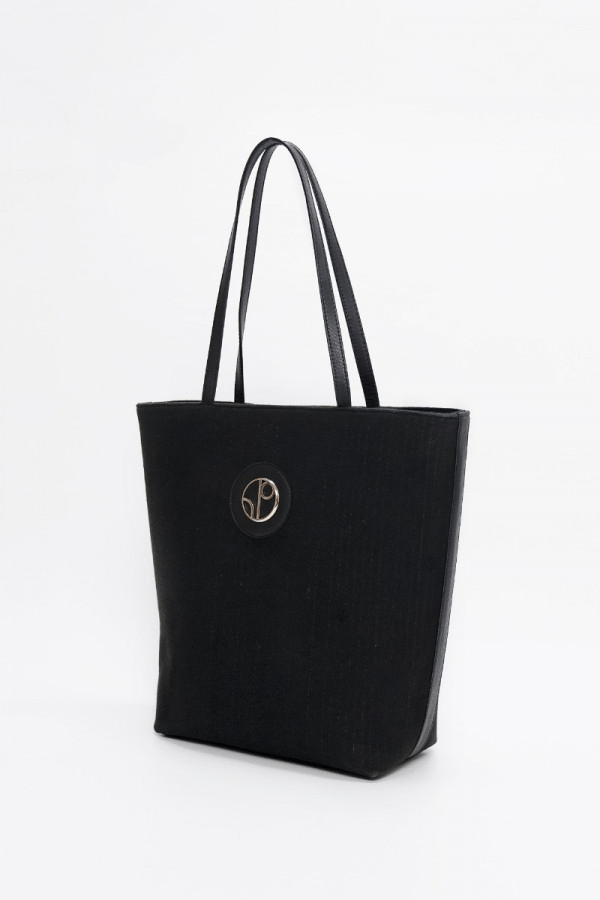 Monte Carlo Tote Bag in Black - Veneka-Sustainable-Ethical-Bag-1 People Drop Ship