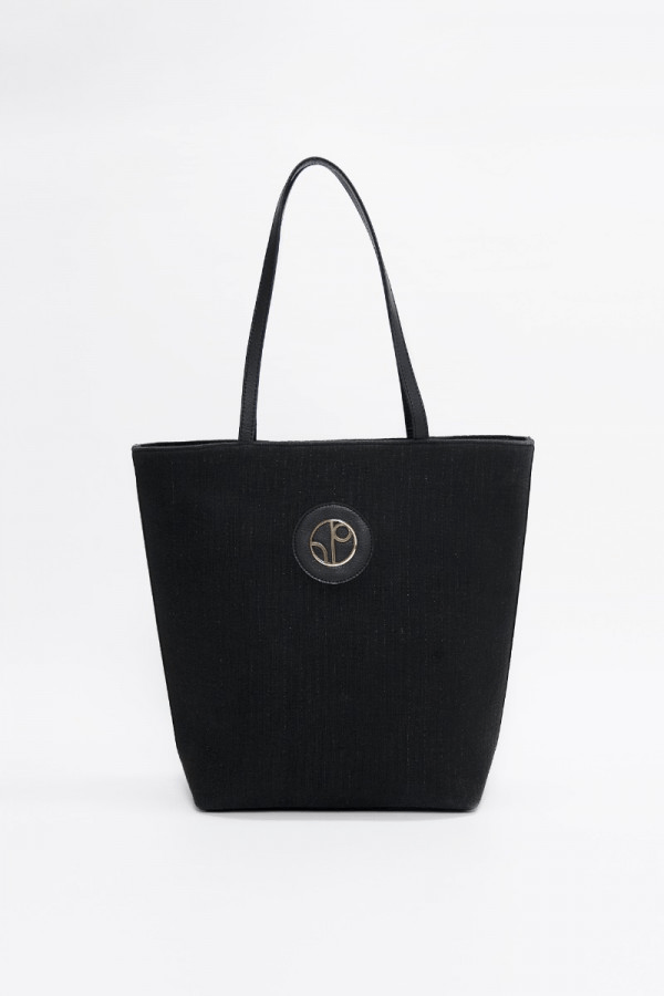 Monte Carlo Tote Bag in Black - Veneka-Sustainable-Ethical-Bag-1 People Drop Ship
