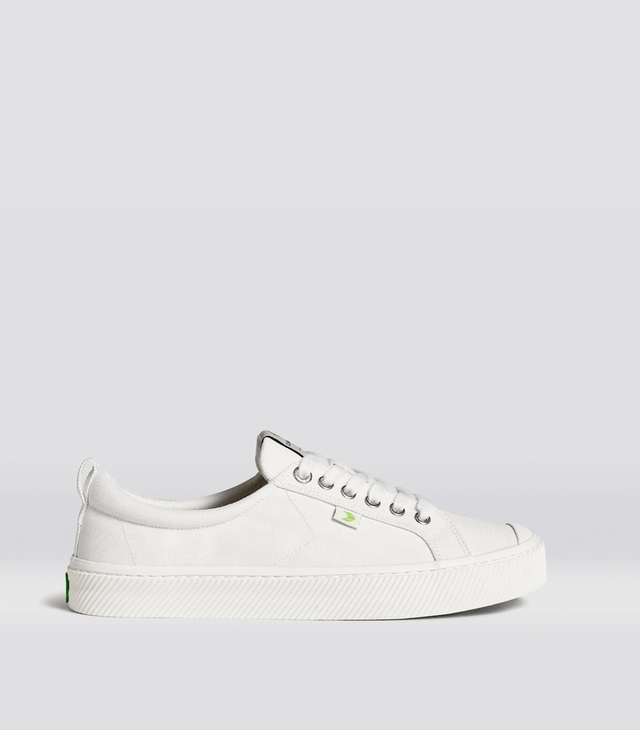 OCA Low Off-White Canvas Sneaker Women - Veneka-Sustainable-Ethical-Footwear-Cariuma Drop Ship