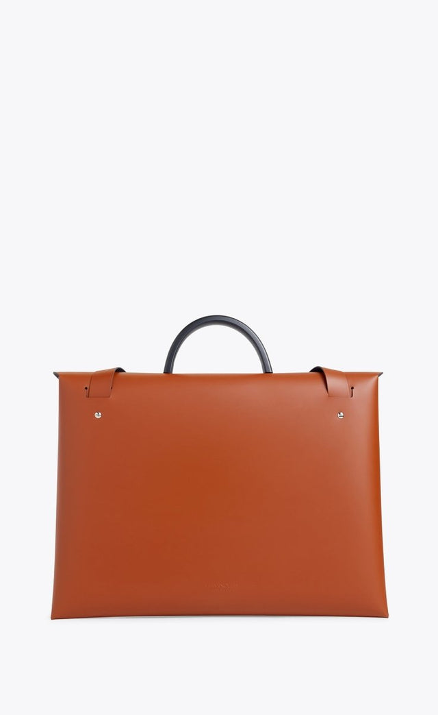 Origami Portfolio in Cognac - Veneka-Sustainable-Ethical-Bag-HEMINCUFF Drop Ship