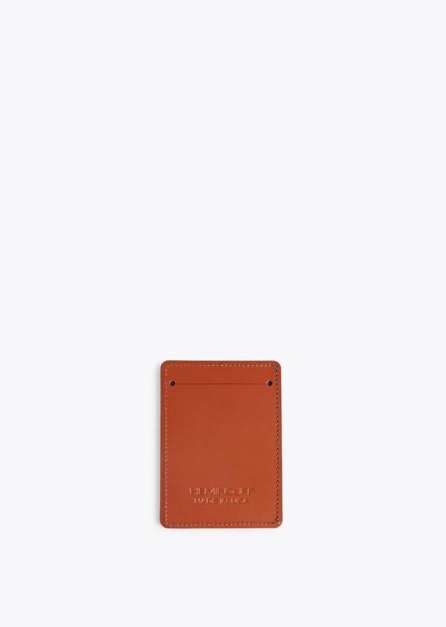 Paris Card Holder in Cognac - Veneka-Sustainable-Ethical-Bag-HEMINCUFF Drop Ship