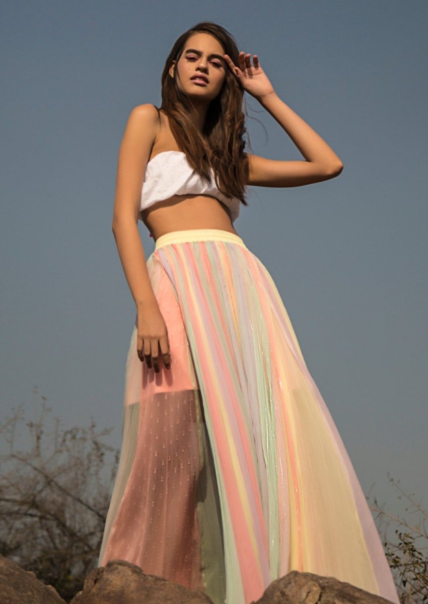 Rainbow Skirt in Pastel Veneka