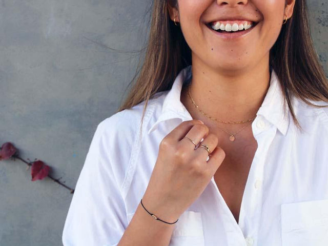 Reflection Necklace - Veneka-Sustainable-Ethical-Jewelry-Elisha C 30 Drop Ship