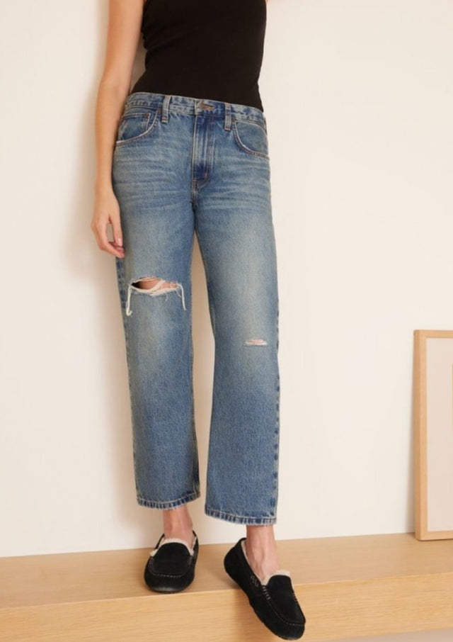 Rhea Midrise Straight - Arctic Storm - Veneka-Sustainable-Ethical-denim-Etica Denim Drop Ship