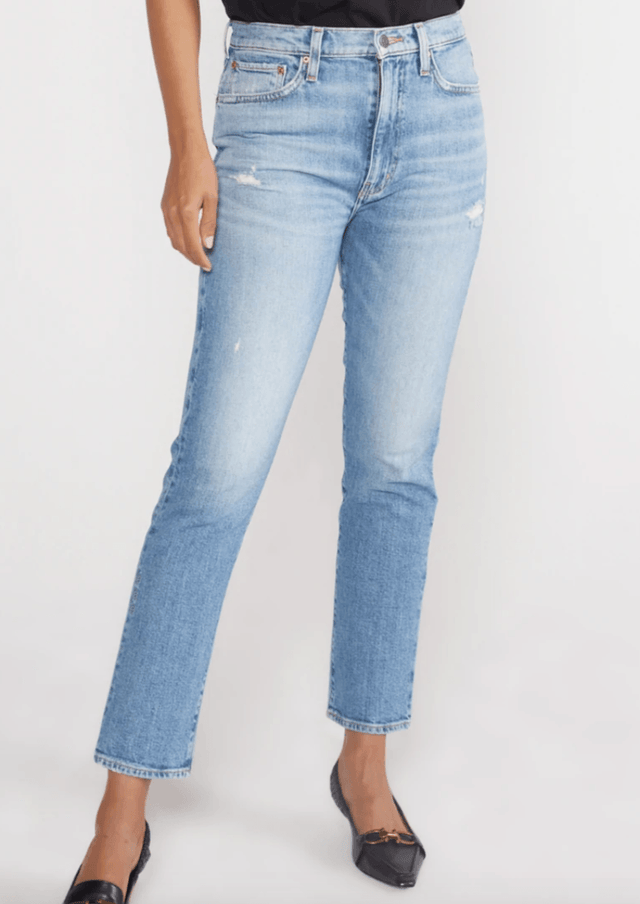 Scarlet Mid Rise Slim in Copper Creek - Veneka-Sustainable-Ethical-Bottoms-Etica Denim Drop Ship