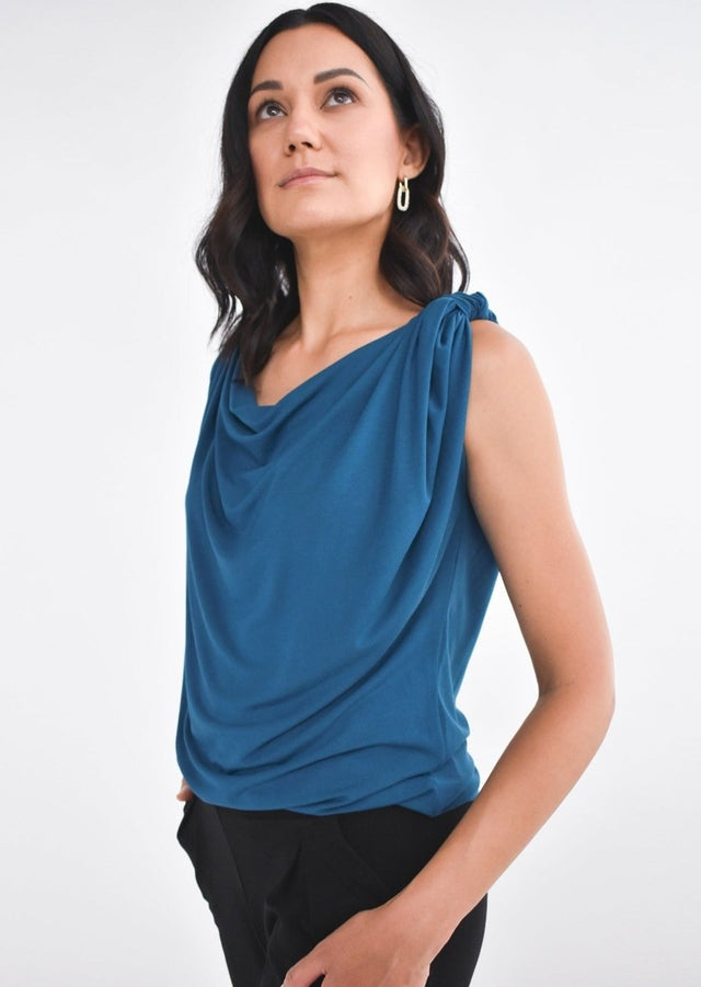The Evolve Top in Cinnamon Modal - Veneka-Sustainable-Ethical-Tops-Encircled Drop Ship
