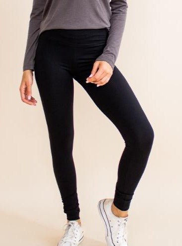 The Fair Legging in Black - Veneka-Sustainable-Ethical-Bottoms-Encircled Drop Ship