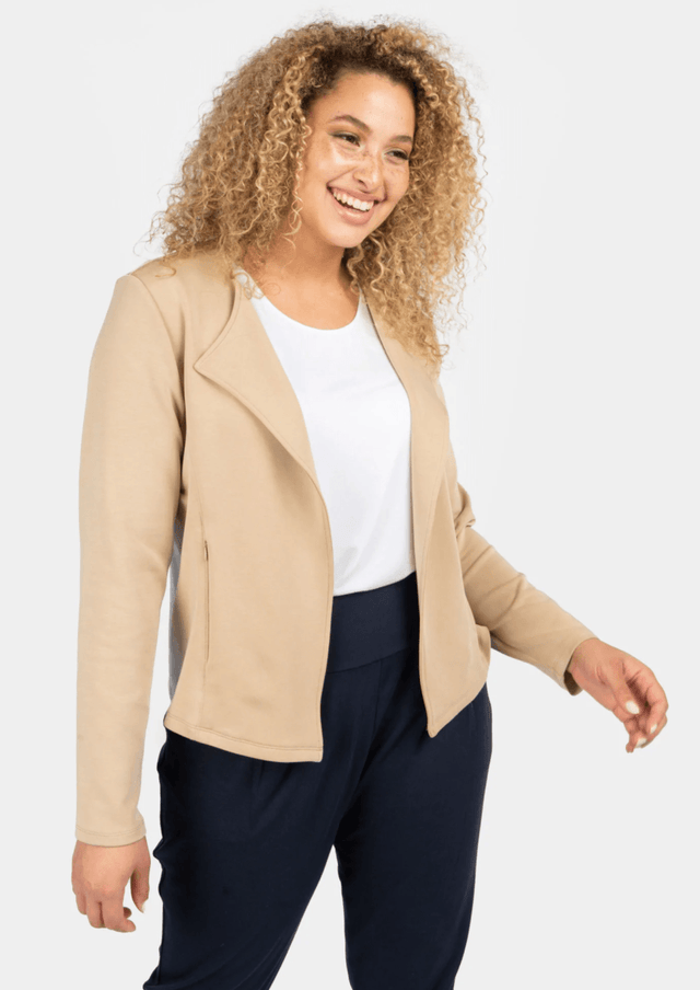 The Jardigan in Wheat - Veneka-Sustainable-Ethical-Jackets-Encircled Drop Ship