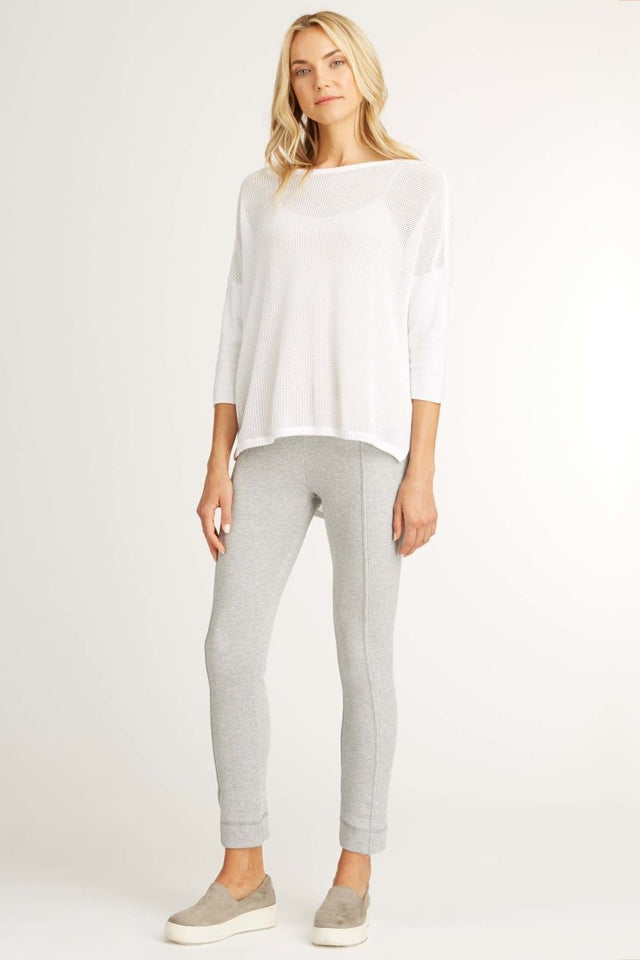 Ankle Pant in Silver