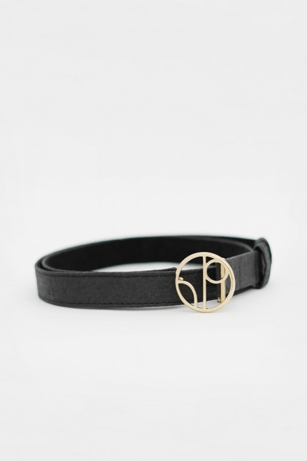 Antwerp ANR Thin Belt in Charcoal