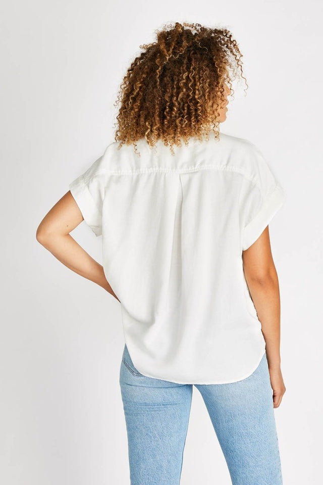 Ash Short Sleeve Shirt in Vintage White