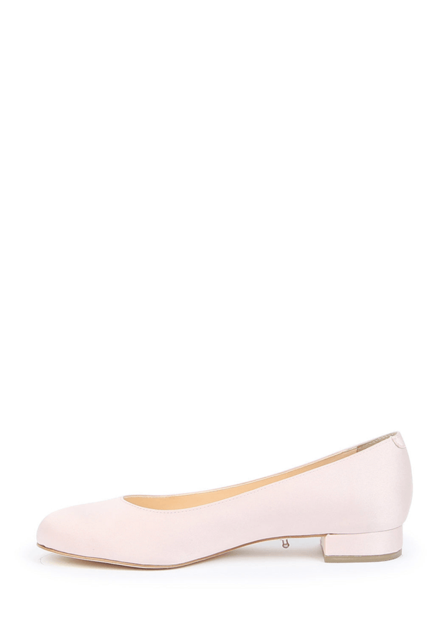 Ballet Flat Base in Rose Satin - Veneka-Sustainable-Ethical-Other-Alterre Drop Ship