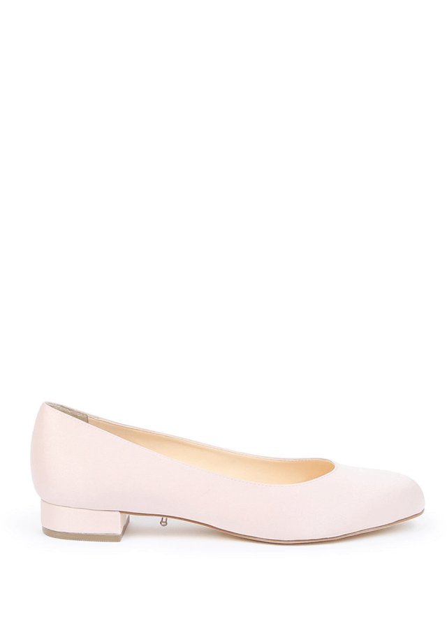 Ballet Flat Base in Rose Satin - Veneka-Sustainable-Ethical-Other-Alterre Drop Ship