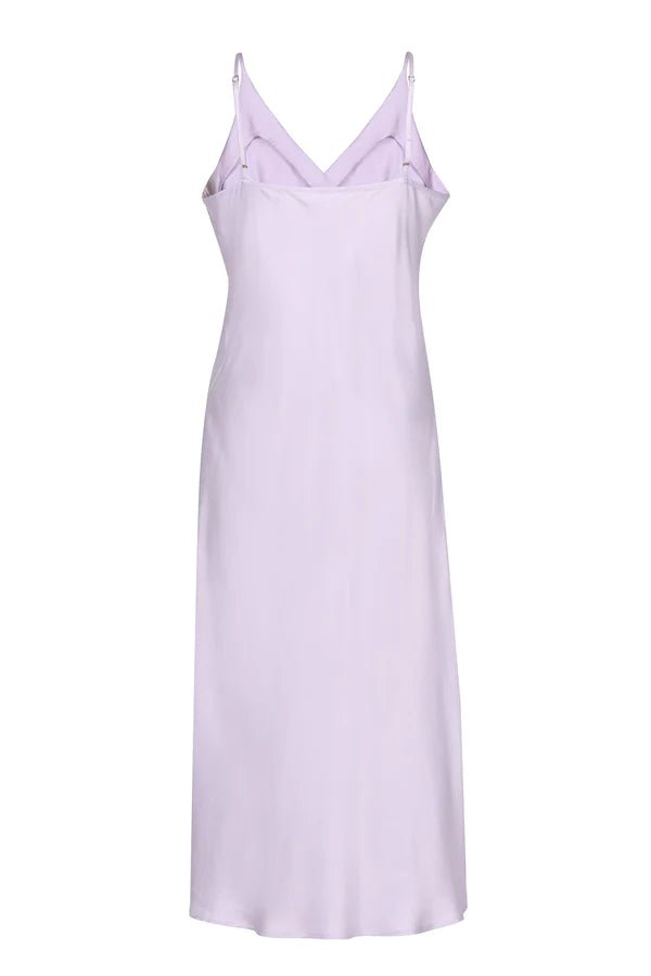 Bias Cut Slip Dress in Lavender - Veneka-Sustainable-Ethical-Dresses-Neu Nomads Drop Ship