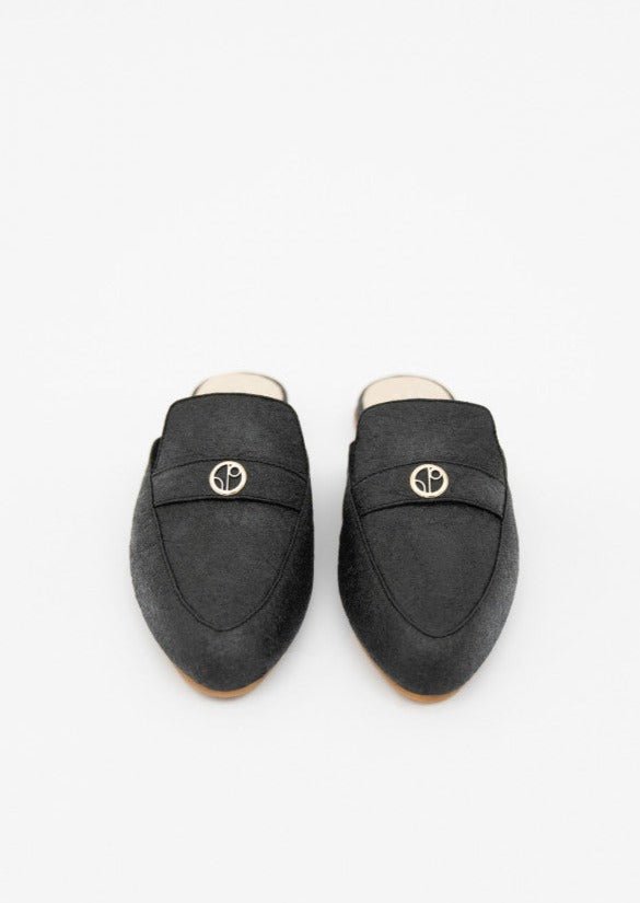 Cairo CAI Mules in Charcoal - Veneka-Sustainable-Ethical-Other-1 People Drop Ship