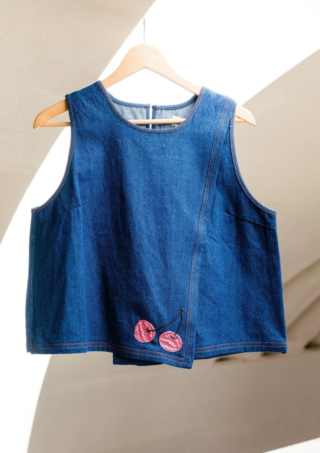Cherry Tank Top "Prism Collection" - Veneka-Sustainable-Ethical-Tops-Montie and Joie Drop Ship