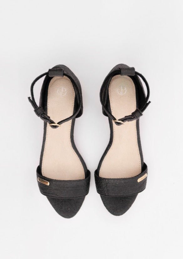 Chicago Heels in Charcoal - Veneka-Sustainable-Ethical-Other-1 People Drop Ship
